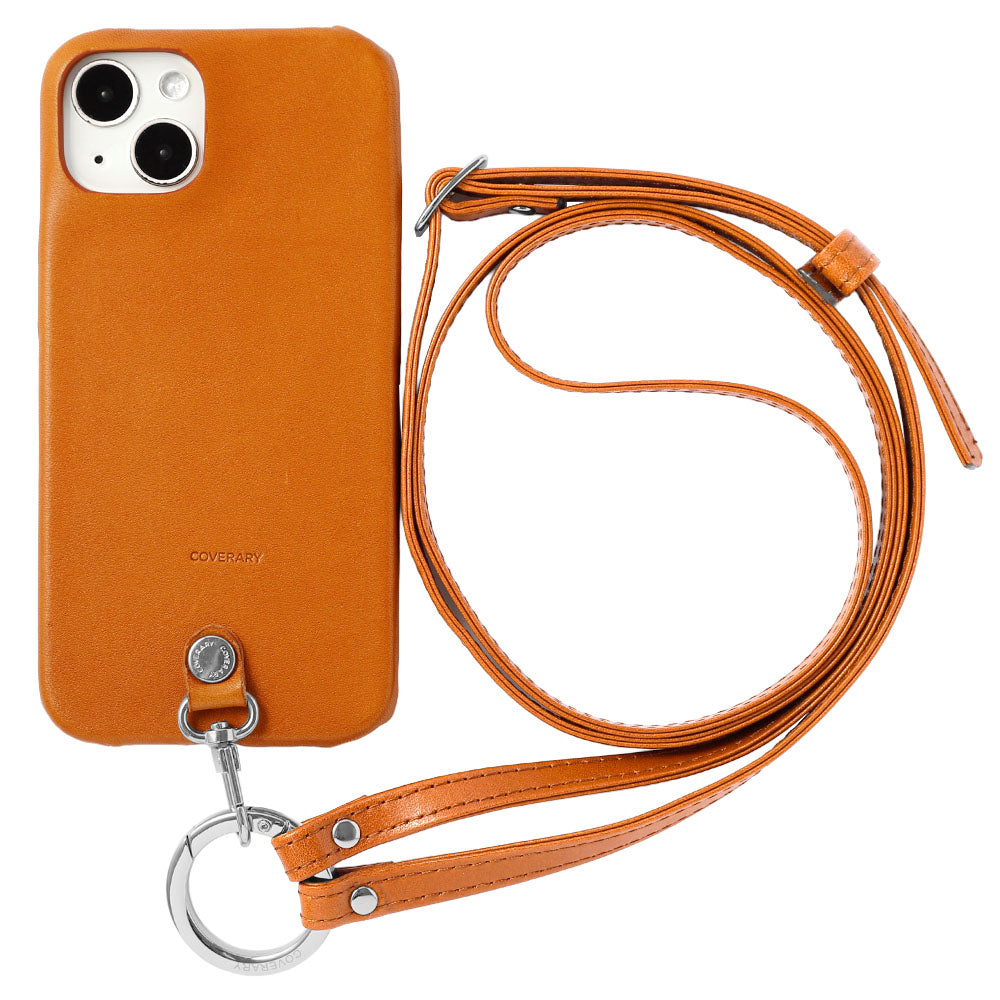 Genuine leather Tochigi leather ring shoulder strap (with metal fitting adjustment) attached back case Xperia series