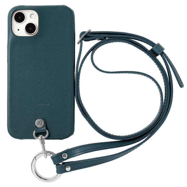 Genuine leather Tochigi leather ring shoulder strap (with metal fitting adjustment) attached back case Xperia series