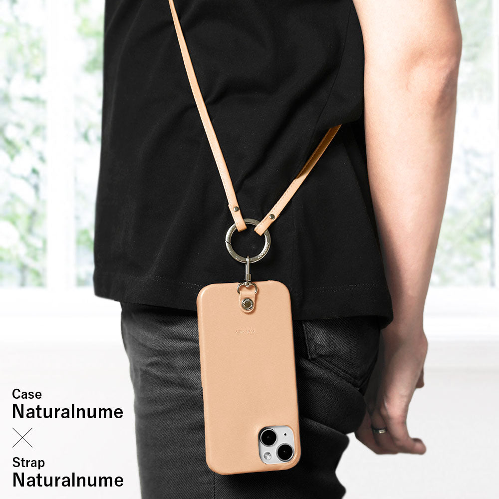 Genuine Leather Tochigi Leather Ring Shoulder Strap Back Case AQUOS Series