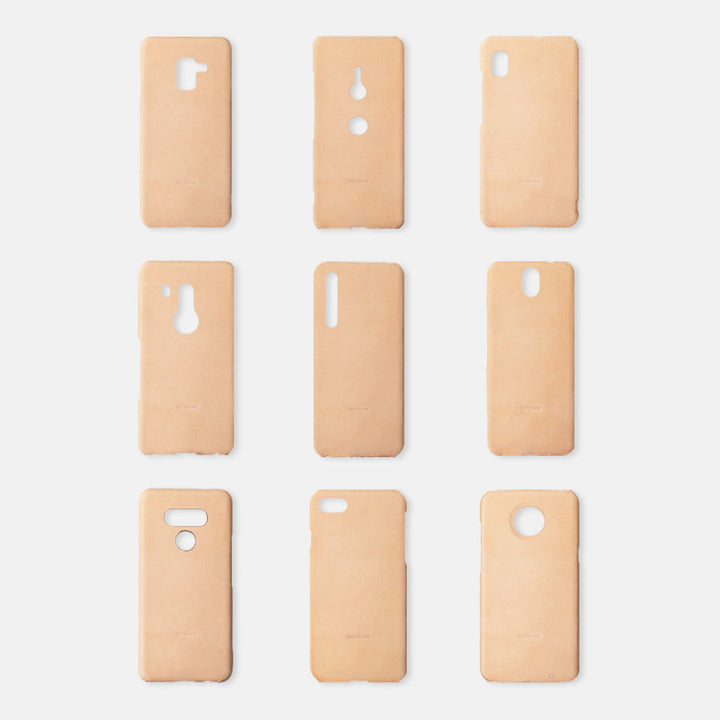 本革 栃木レザー リングショルダーストラップ 背面ケース Xperiaシリーズ