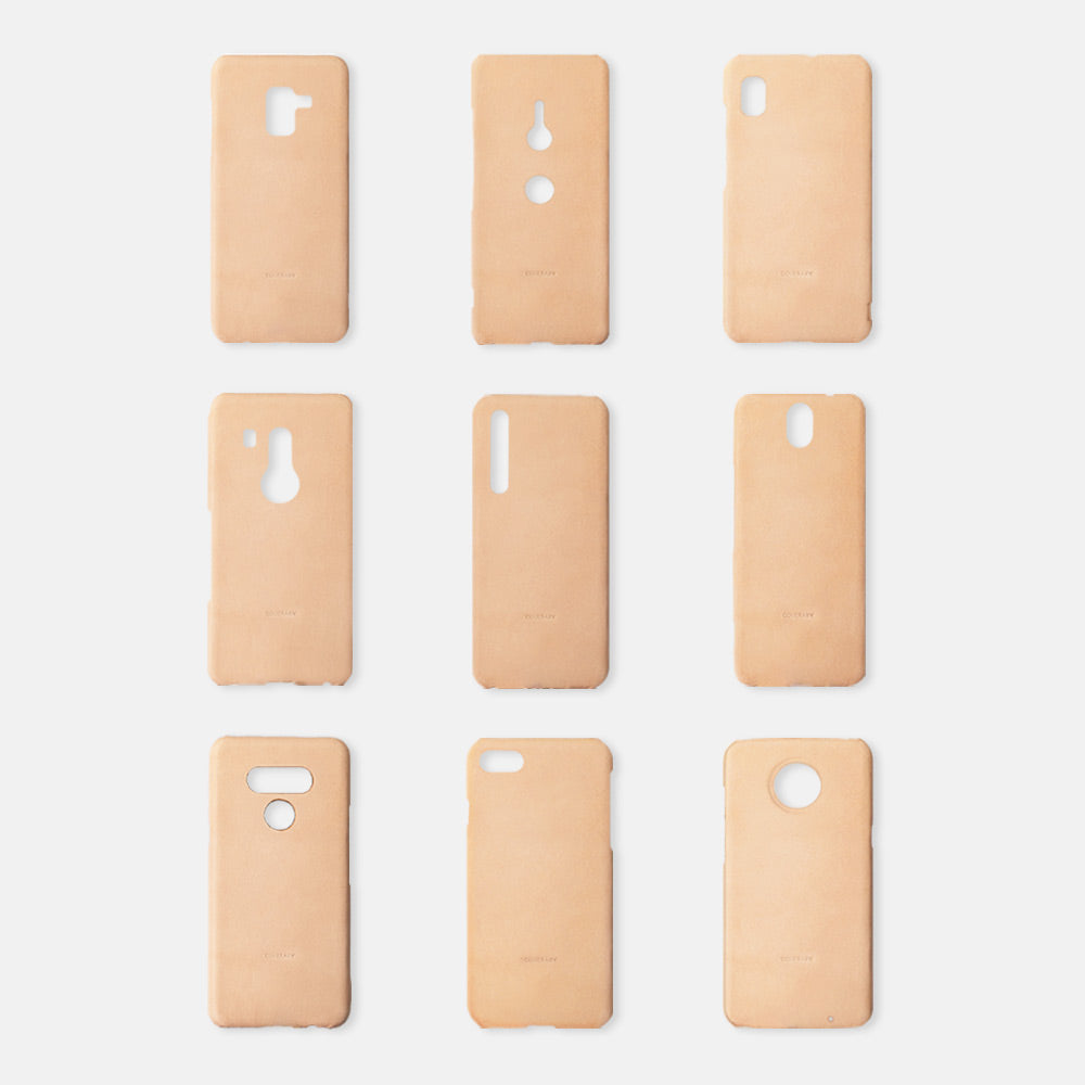 本革 栃木レザー リングショルダーストラップ 背面ケース iPhoneシリーズ