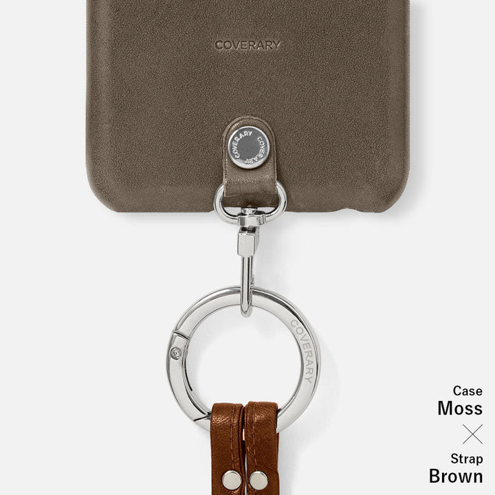 本革 栃木レザー リングショルダーストラップ 背面ケース iPhoneシリーズ