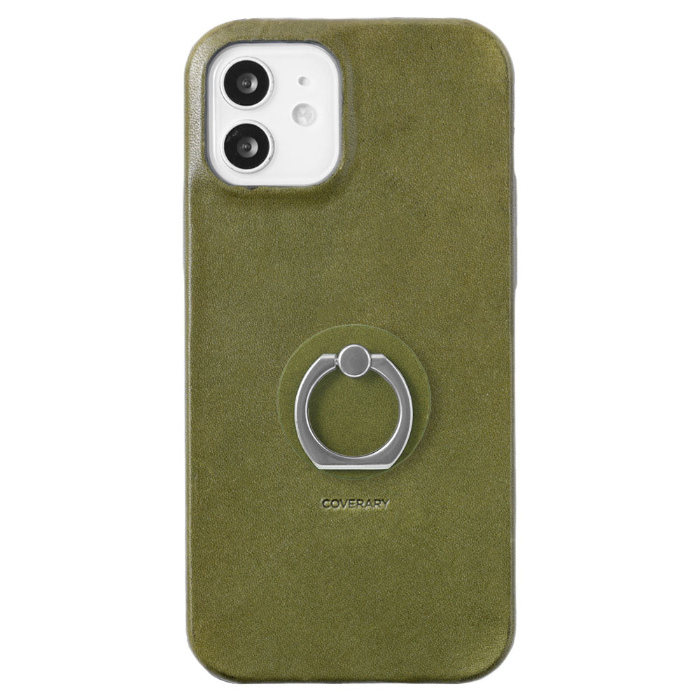 Genuine leather Tochigi leather selectable design smartphone ring attached back case AQUOS series