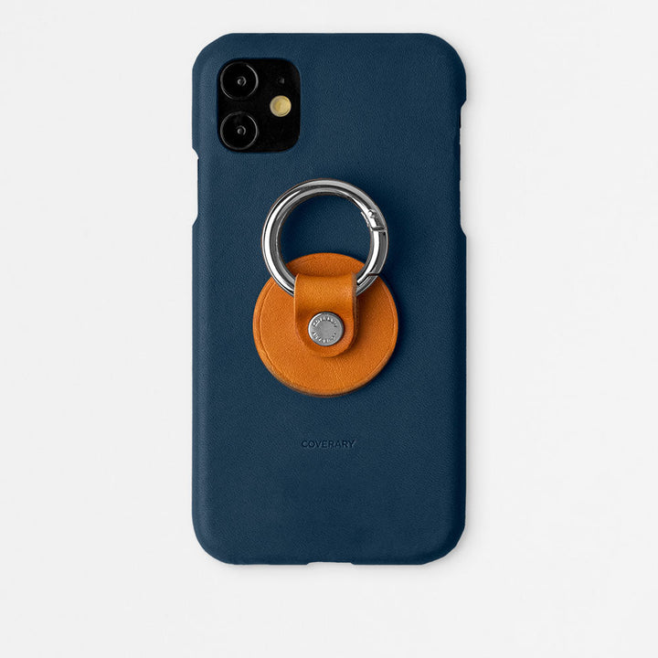 自分でデザイン スマホリング 背面ケース 本革 栃木レザー