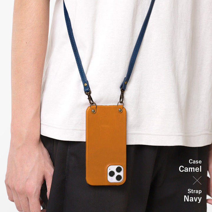 Genuine leather Tochigi leather shoulder strap attached back case AQUOS series