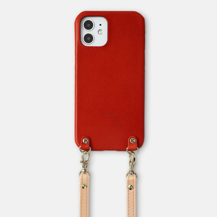 Genuine Leather Tochigi Leather Shoulder Strap Attached Back Case Galaxy Series