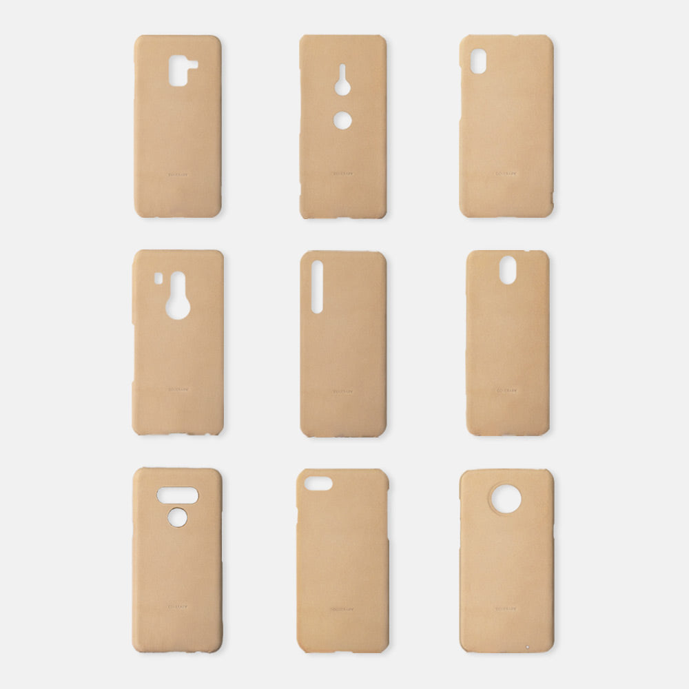 Étui arrière avec sangle d'épaule en cuir véritable Tochigi pour la série Xperia