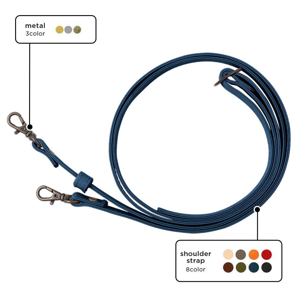 Cuir véritable sangle d&
