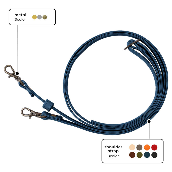 Cuir véritable sangle d&