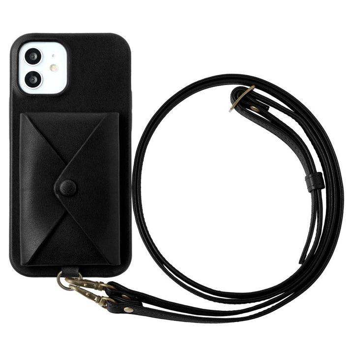 Genuine leather Tochigi leather with lid pocket shoulder strap attached back case Xperia series