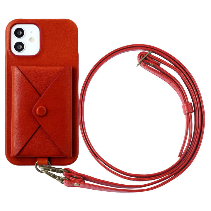 Genuine leather Tochigi leather with lid pocket shoulder strap attached back case Xperia series
