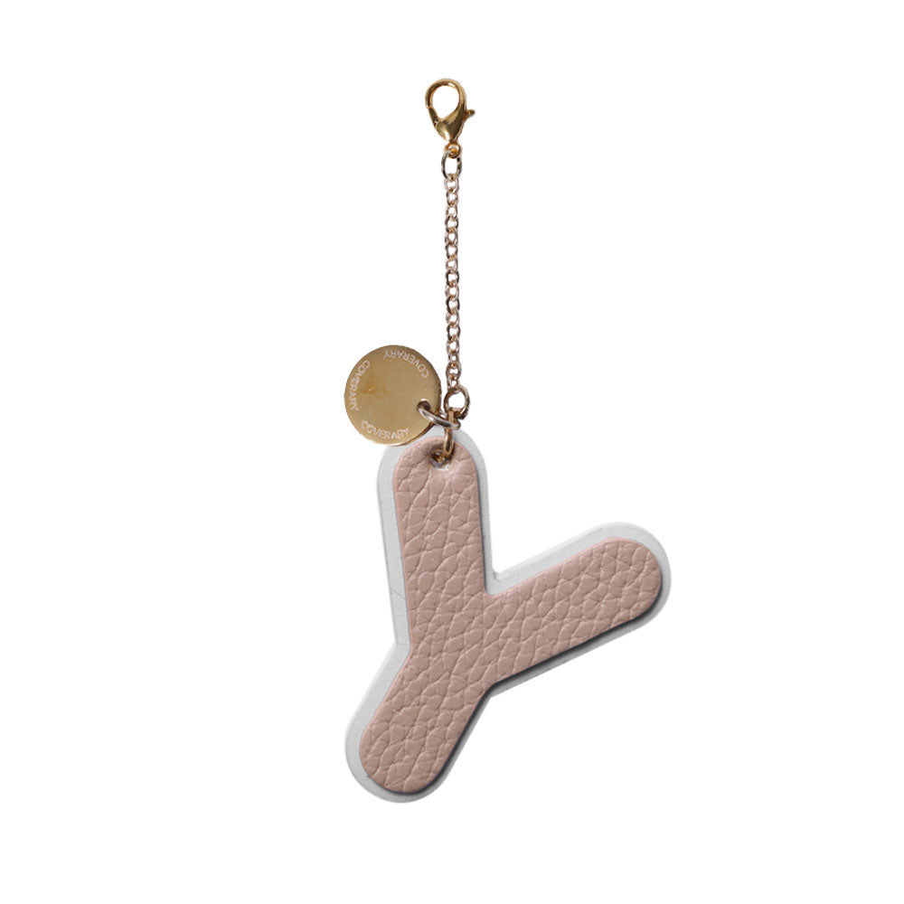 Accessories Genuine Leather Italian Shrink Leather BIG Layer Initial Charm