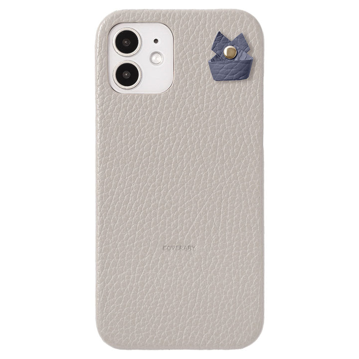 Cuir véritable 32 couleurs Cuir italien grainé Porte-charm simple avec coque arrière Série Galaxy