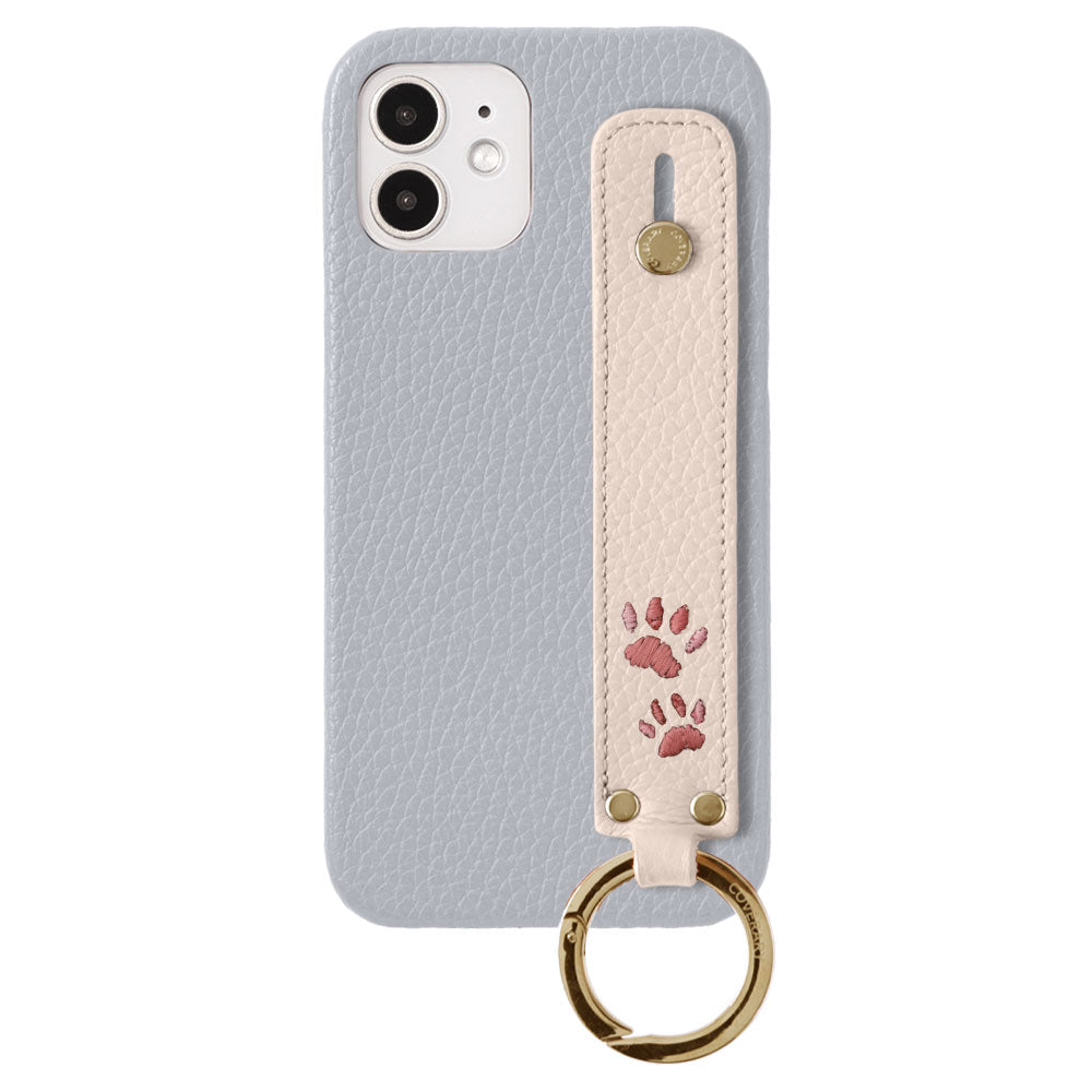 Genuine Leather 32 Colors Italian Shrink Leather Paw Pad Embroidery Design Hand Strap Included Back Case Xperia Series