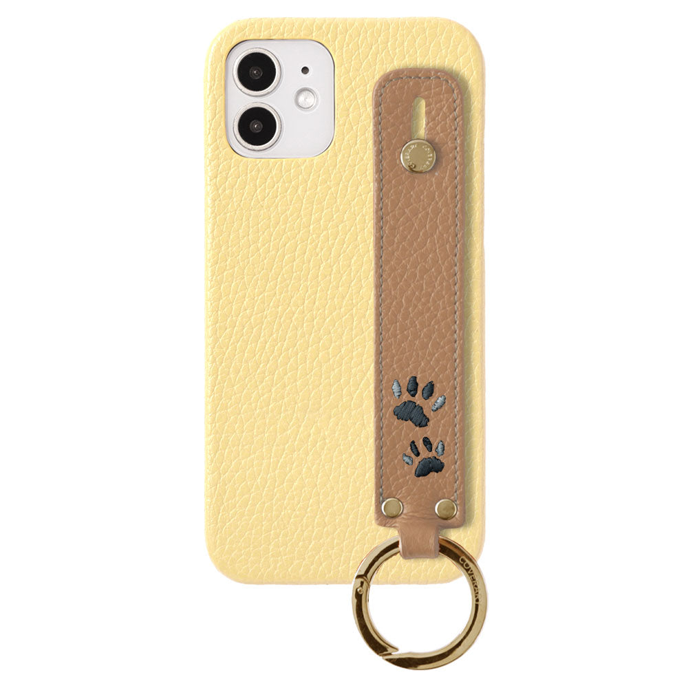 Cuir véritable 32 couleurs cuir italien grainé design broderie coussinet avec sangle de main coque arrière pour la série Google Pixel