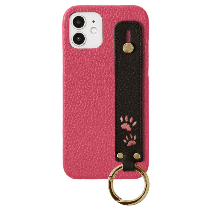 Cuir véritable 32 couleurs cuir italien grainé design broderie coussinet avec sangle de main coque arrière pour la série Google Pixel