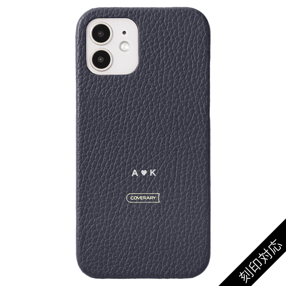 Genuine leather 32 colors Italian shrink leather back case name engraving (color foil stamping) AQUOS series