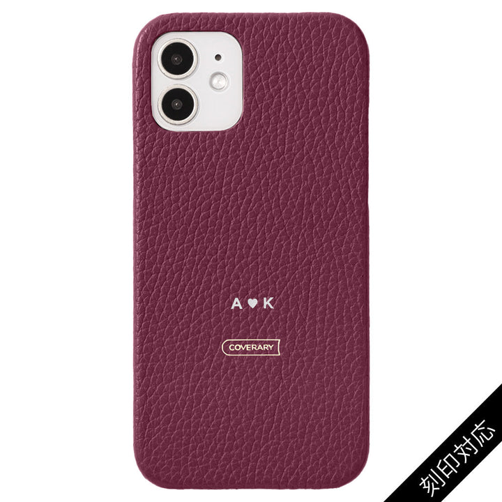 Genuine leather 32 colors Italian shrink leather back case name engraving (color foil stamping) Galaxy series