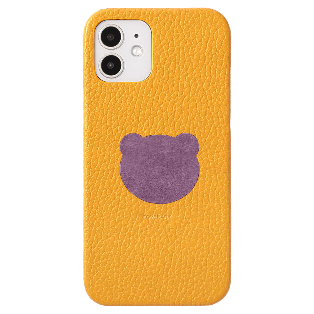 Genuine Leather 32 Colors Italian Shrink Leather Motif Cutout Design Back Case Xperia Series