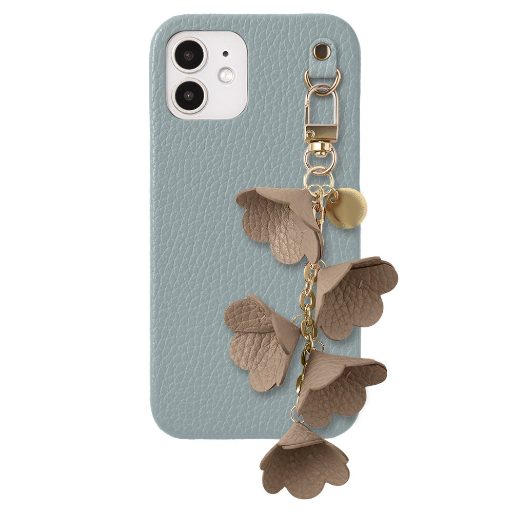 Genuine Leather 32 Colors Italian Shrink Leather Lily of the Valley Charm Back Case Xperia Series