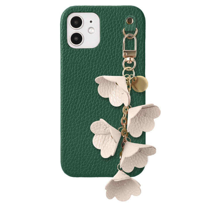 Genuine Leather 32 Colors Italian Shrink Leather Lily of the Valley Charm Back Case Xperia Series
