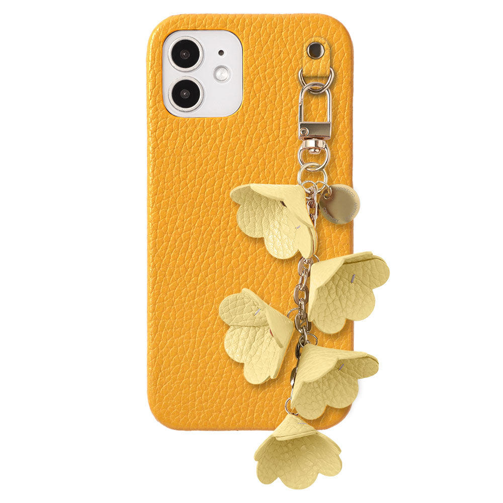 Genuine Leather 32 Colors Italian Shrink Leather Lily of the Valley Charm Back Case Xperia Series
