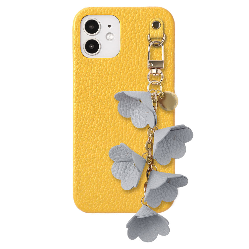 Genuine Leather 32 Colors Italian Shrink Leather Lily of the Valley Charm Back Case Xperia Series