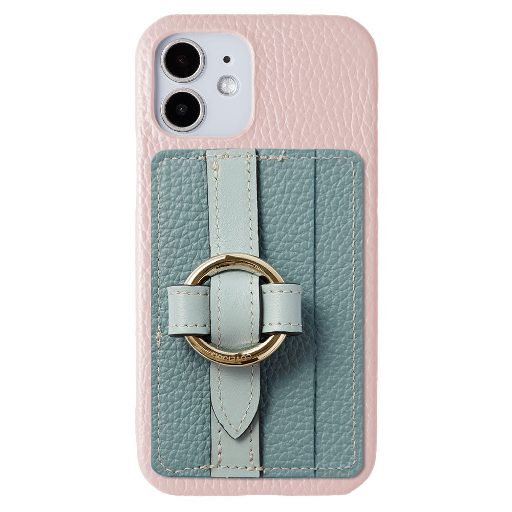 Genuine leather 32 colors Italian shrink leather Magsafe compatible card storage with ring buckle belt back case Google Pixel series