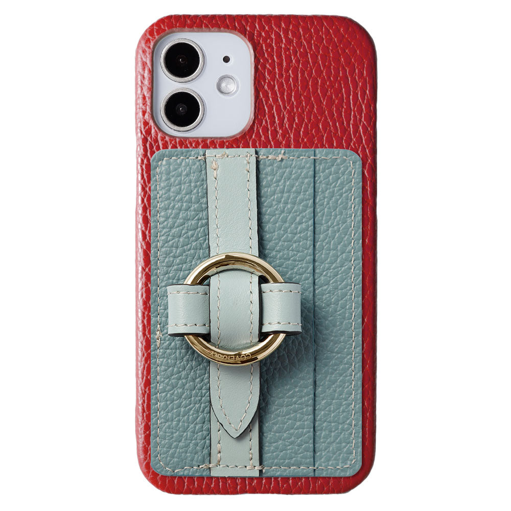 Genuine leather 32 colors Italian shrink leather Magsafe compatible card storage with ring buckle belt back case Google Pixel series