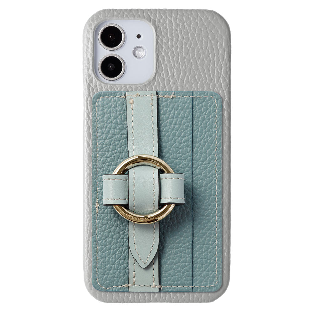 Genuine leather 32 colors Italian shrink leather Magsafe compatible card storage with ring buckle belt back case Google Pixel series