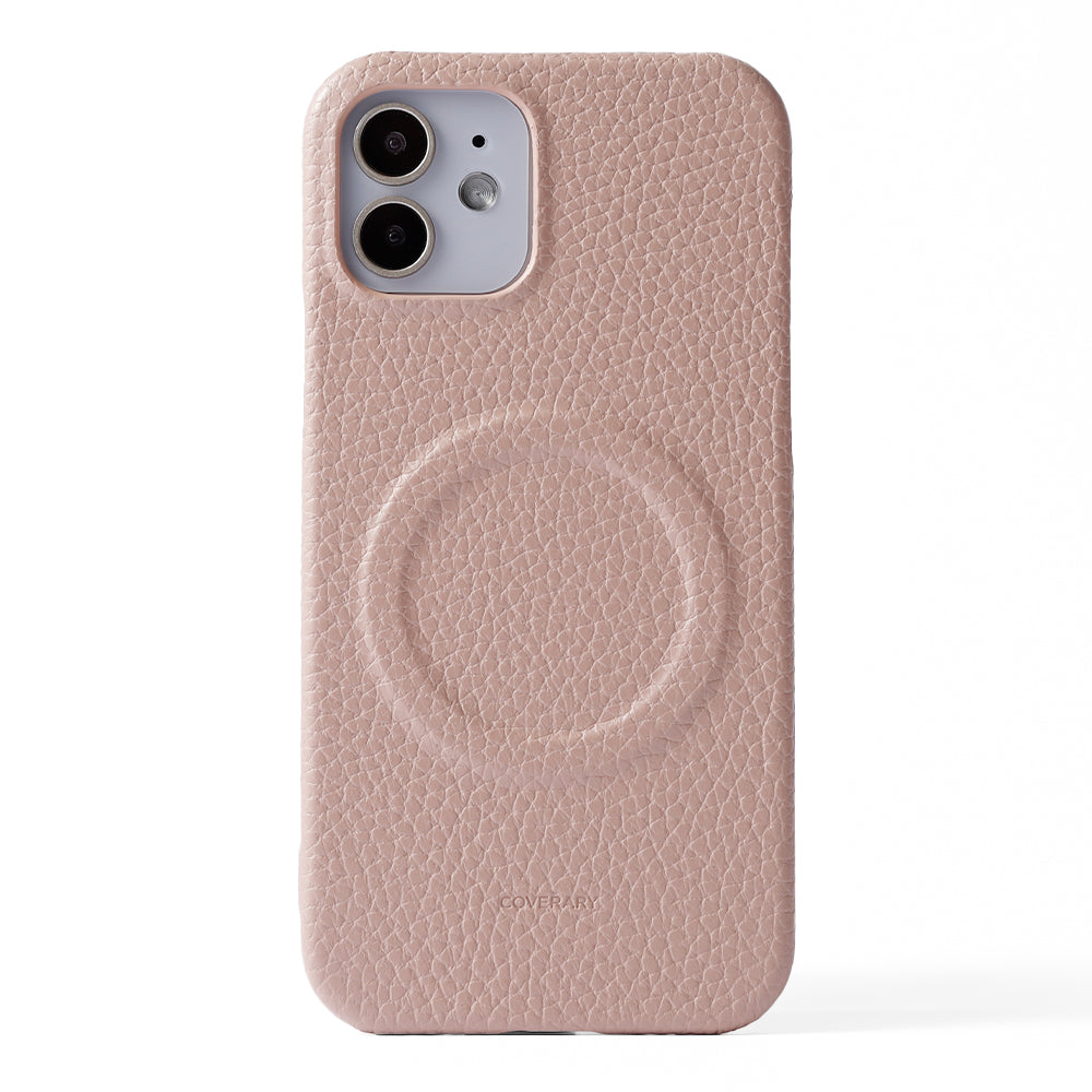 Genuine leather 32 colors Italian shrink leather Magsafe compatible card storage with ring buckle belt back case Xperia series