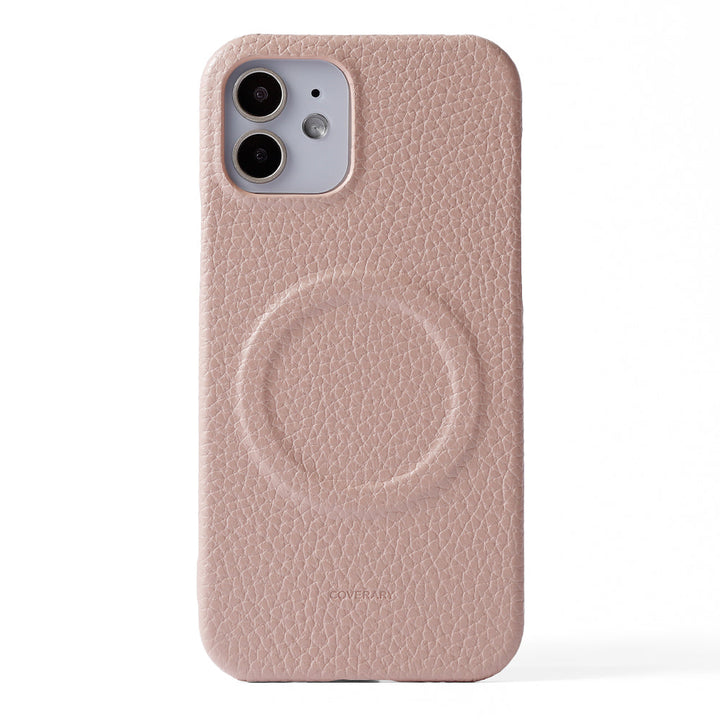 Genuine leather 32 colors Italian shrink leather Magsafe compatible card storage with ring buckle belt back case Xperia series