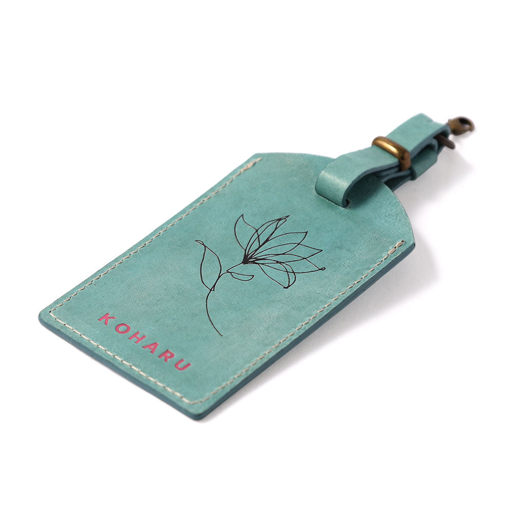 Genuine Leather 32 Colors Italian Shrink Leather Mostro Message Tag Charm Back Case Galaxy Series