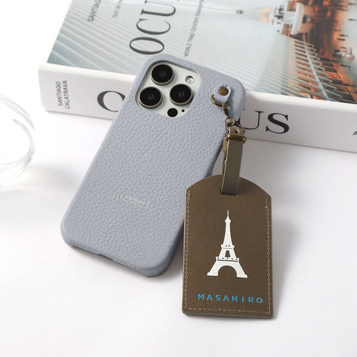 Genuine Leather Tochigi Leather Mostro Message Tag Charm Back Case Xperia Series