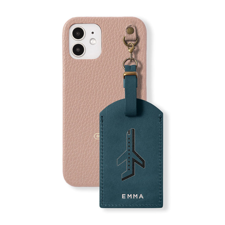 Genuine Leather Tochigi Leather Mostro Message Tag Charm Back Case Xperia Series