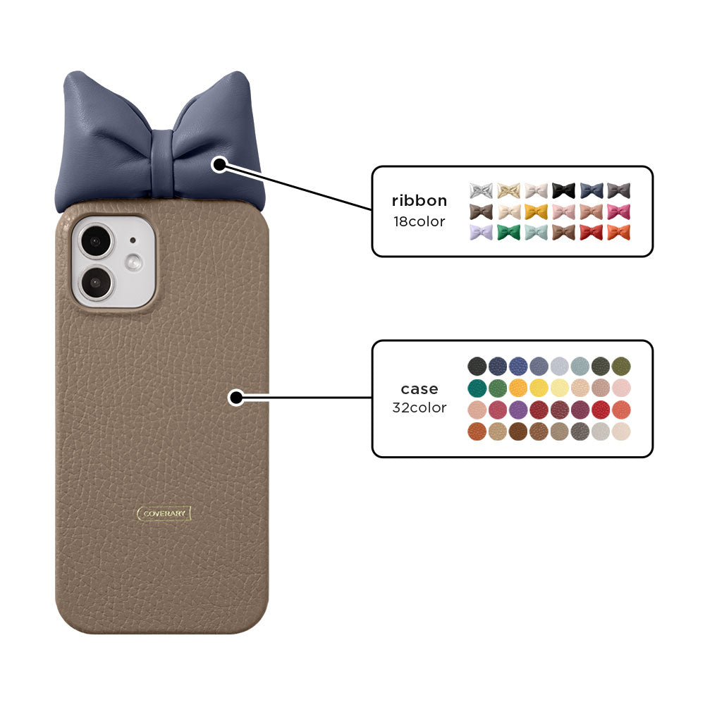 Genuine leather 32 colors Italian shrink leather padded ribbon top back case Google Pixel series