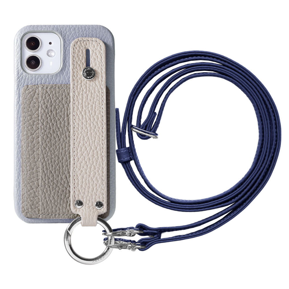 Genuine leather 32 colors Italian shrink leather card storage with hand belt & shoulder strap back case Google Pixel series