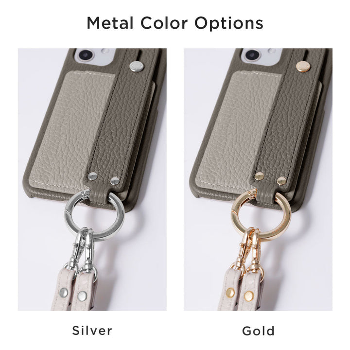 Genuine leather 32 colors Italian shrink leather card storage with hand belt & shoulder strap back case Google Pixel series