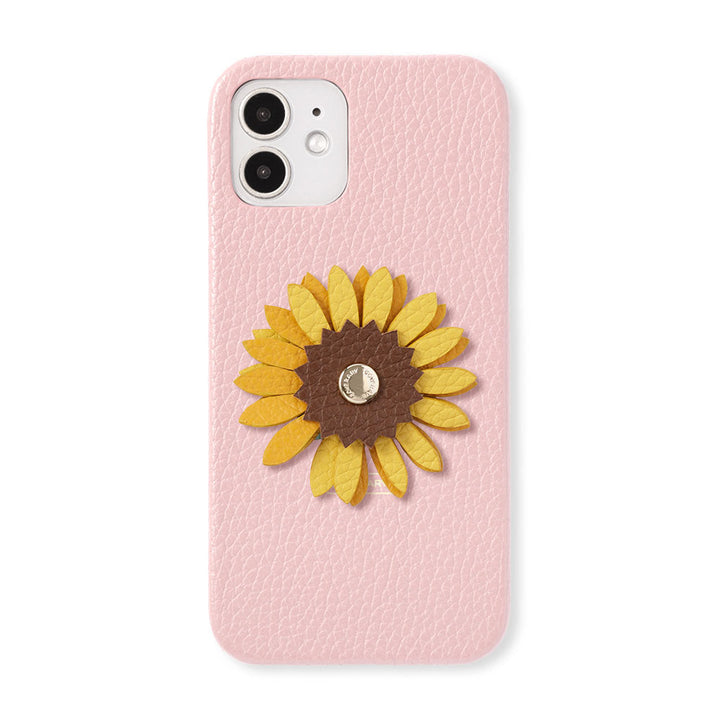Genuine Leather 32 Colors Italian Shrink Leather Real Flower Decoration Back Case Google Pixel Series