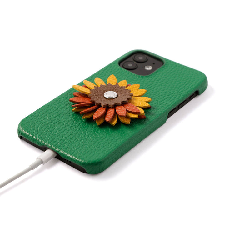 Genuine Leather 32 Colors Italian Shrink Leather Real Flower Decoration Back Case Google Pixel Series