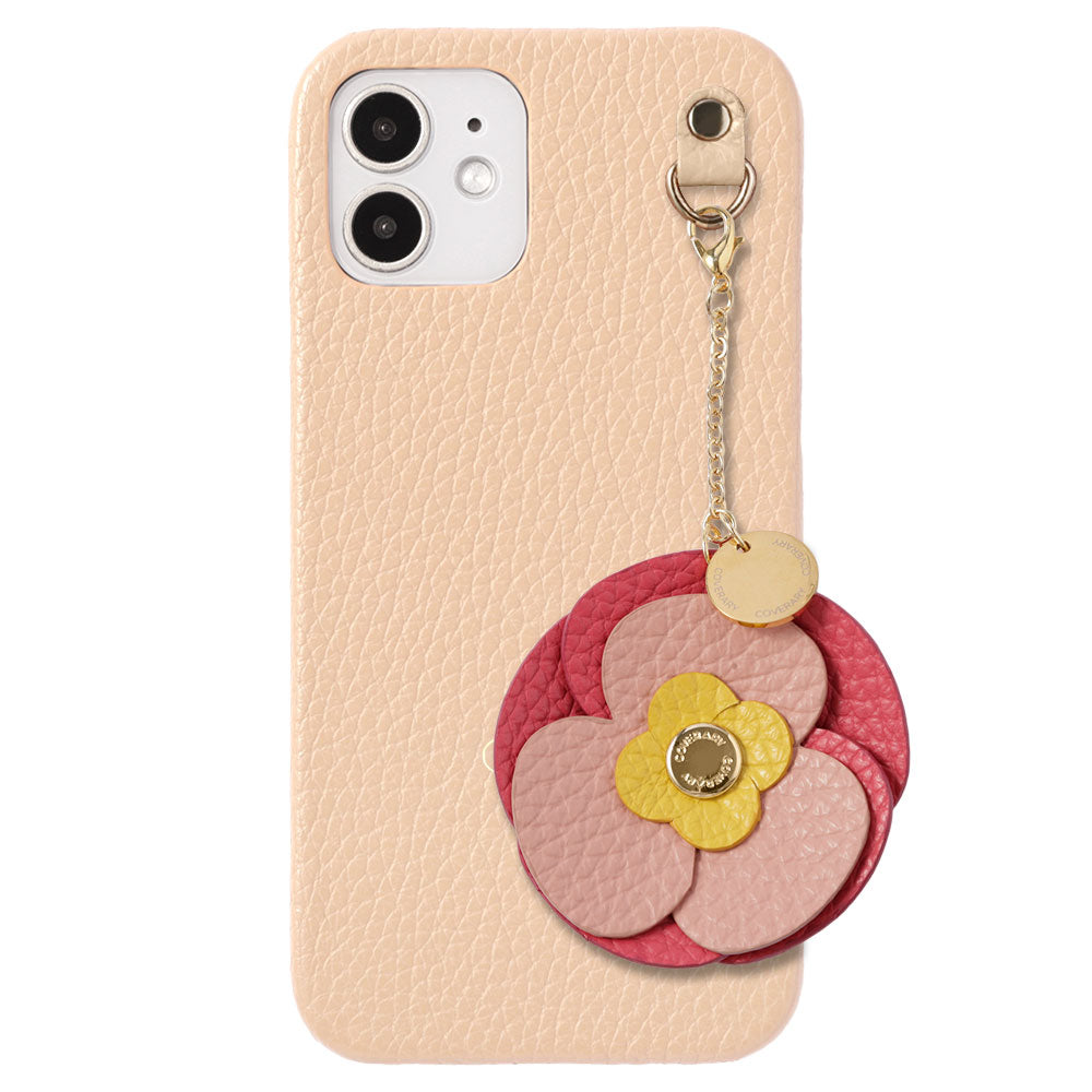 Cuir véritable 32 couleurs cuir italien grainé charm fleur réelle coque arrière Google Pixel série