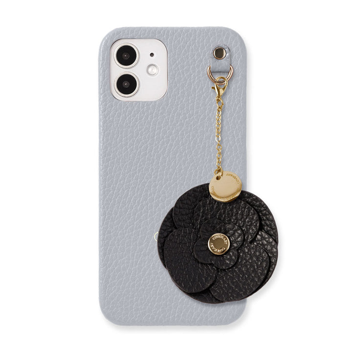 Cuir véritable 32 couleurs cuir italien grainé charm fleur réelle coque arrière Google Pixel série