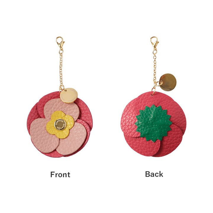 Genuine Leather 32 Colors Italian Shrink Leather Real Flower Charm Back Case