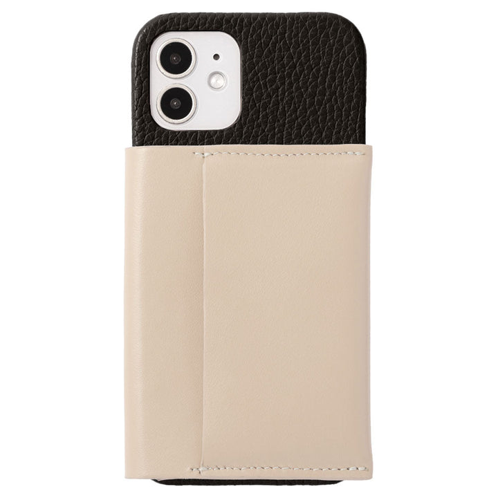 Genuine leather 32 colors Italian shrink leather Magsafe compatible Card wallet attached Back case AQUOS series