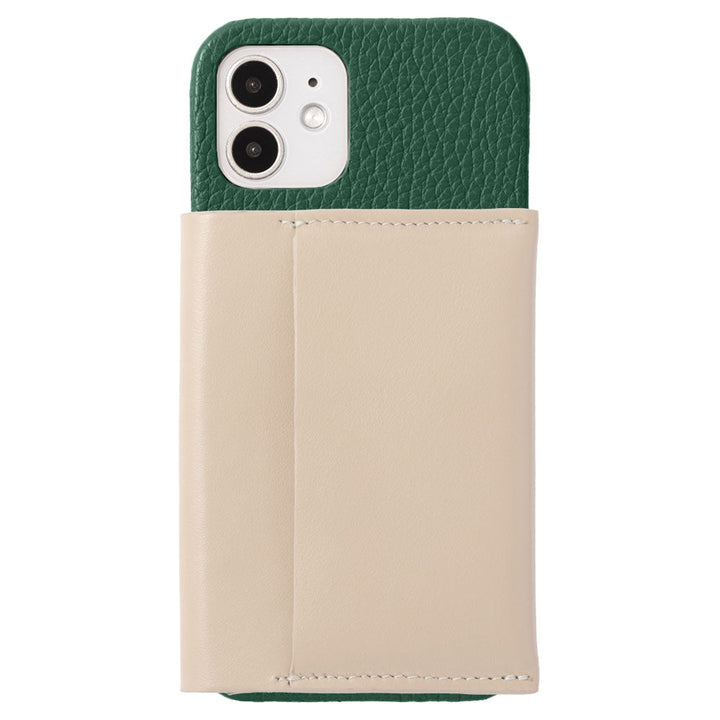 Genuine leather 32 colors Italian shrink leather Magsafe compatible Card wallet attached Back case AQUOS series