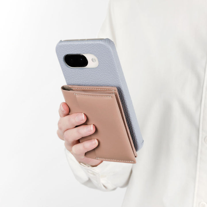 Genuine leather 32 colors Italian shrink leather Magsafe compatible Card wallet attached Back case AQUOS series