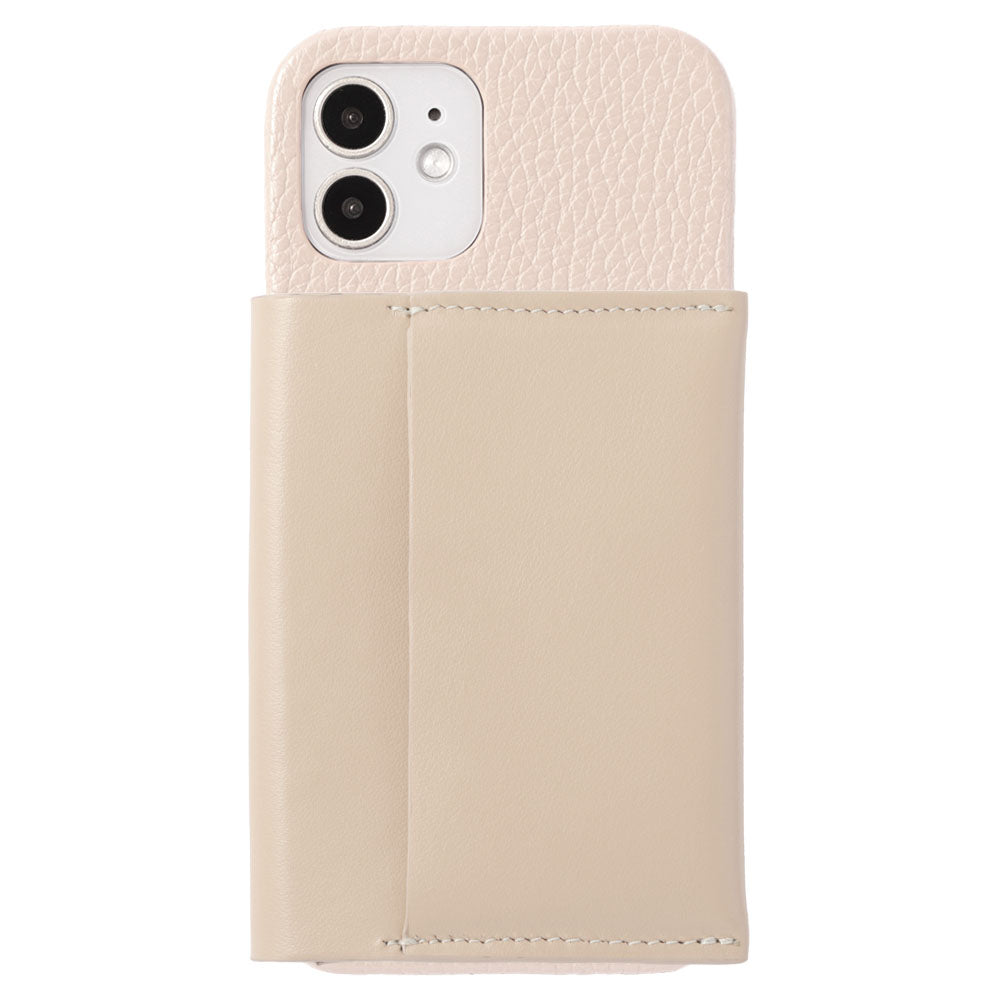 Genuine leather 32 colors Italian shrink leather Magsafe compatible with card wallet back case Xperia series