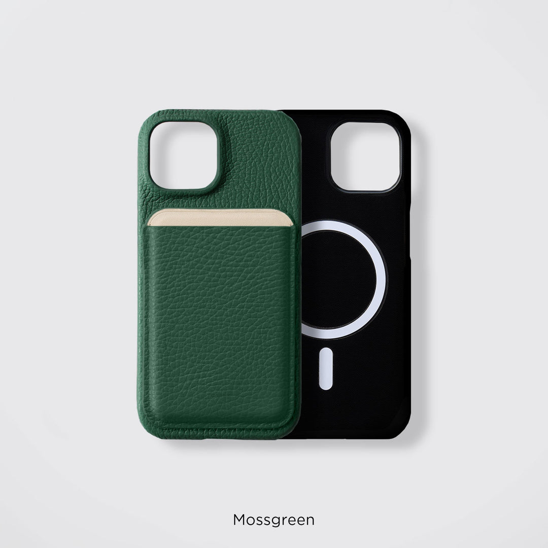 Compatible avec MagSafe, en cuir véritable, 32 couleurs, étui pour téléphone en cuir italien grainé, coque arrière, compatible avec tous les modèles, compartiment pour carte, série Google Pixel