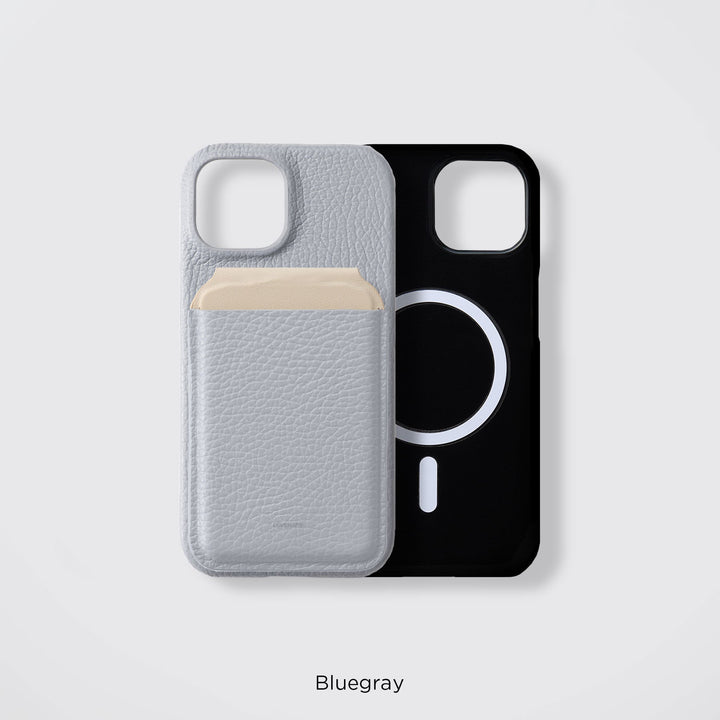 Étui téléphone en cuir véritable compatible MagSafe, cuir italien grainé disponible en 32 couleurs, coque arrière compatible avec tous les modèles, poche pour carte, fonction support, série Google Pixel