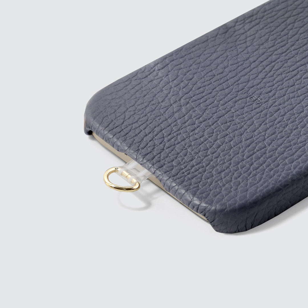 MagSafe対応 本革 32色 イタリアンレザー ショルダーストラップ+PVCホルダーセット 背面ケース Xperiaシリーズ
